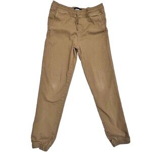 Tilly’s RSQ Boys Tan Twill Jogger Pants, Medium